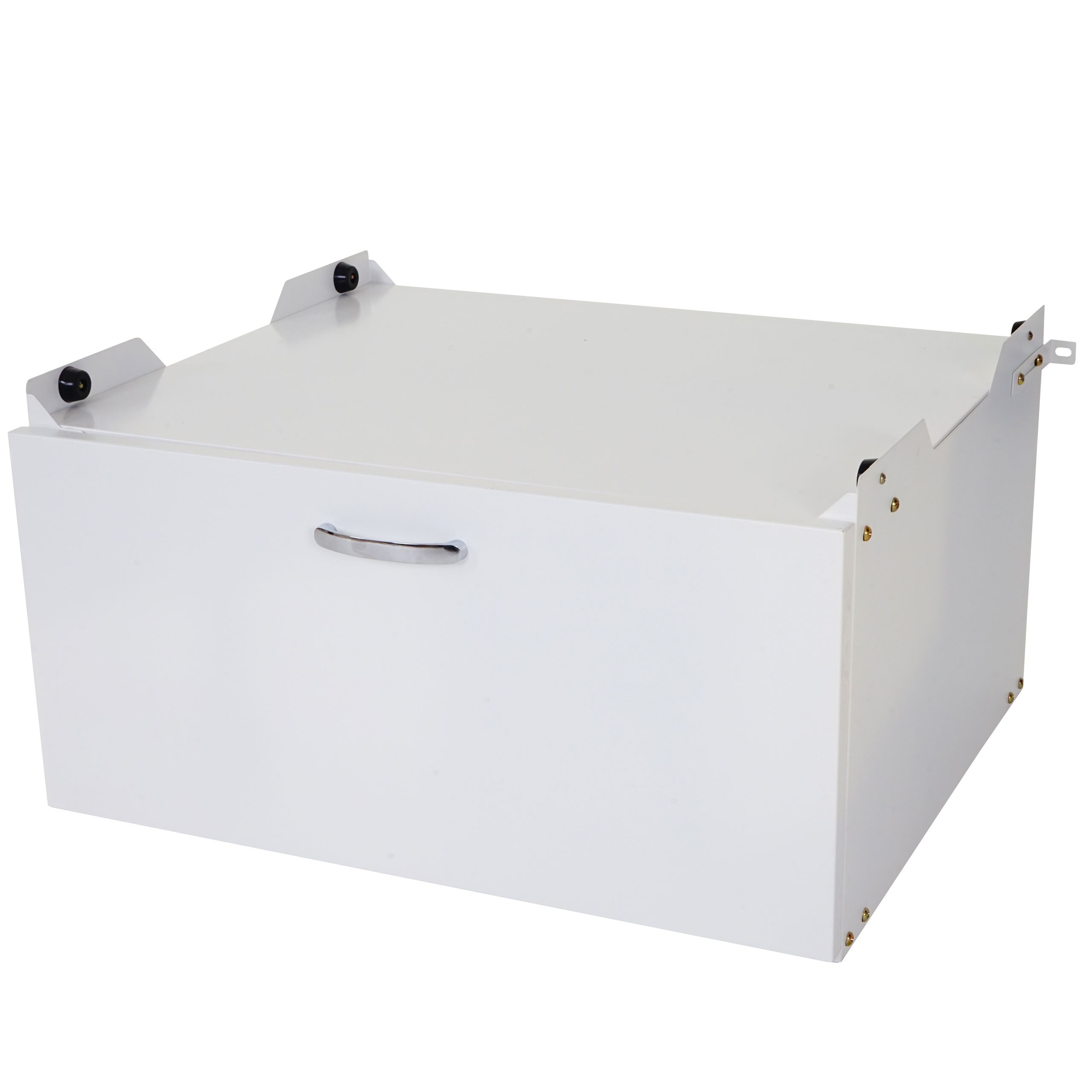 Waschmaschinenunterschrank MCW-E50, Sockel Podest Erhöhung Untergestell, Schublade 33x61x52cm