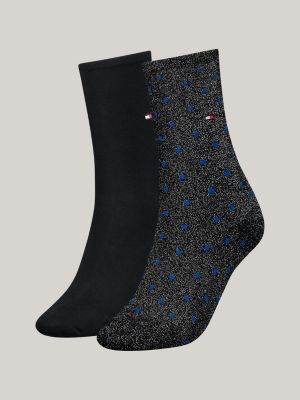 Pacote com 2 pares de meias clássicas de bolinhas
