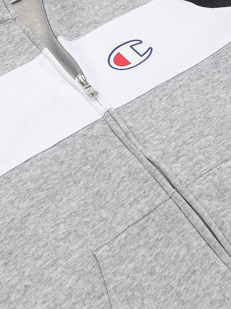 CHAMPION Jungen Jogginganzug 2-tlg hellgrau