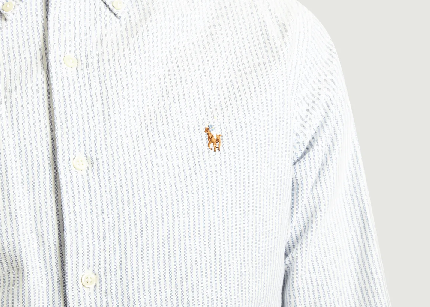 Chemise Oxford Rayée Cintrée Polo Ralph Lauren