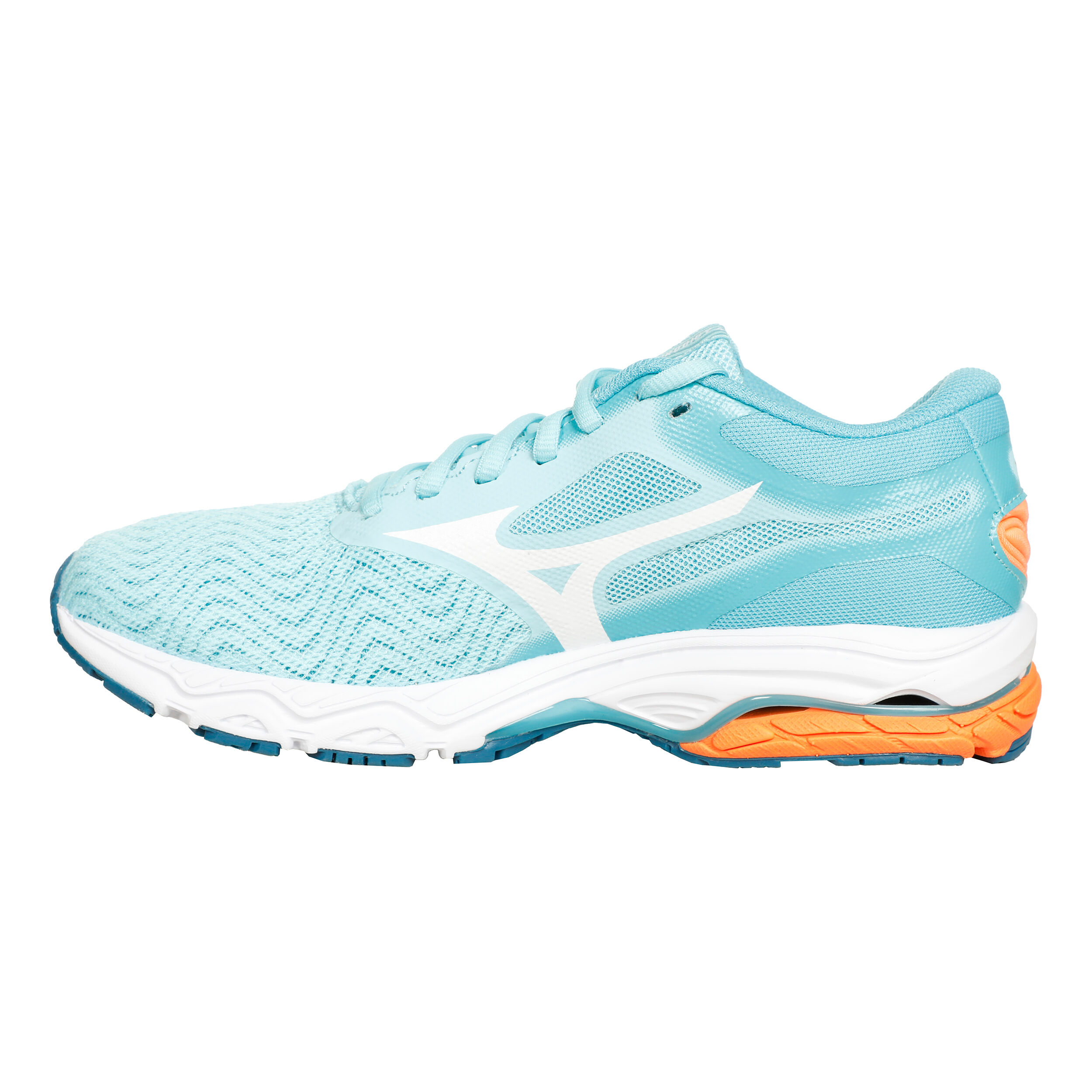 Mizuno Wave Prodigy 4 Chaussure De Running Sans Stabilisateurs Femmes - Bleu Clair , Blanc