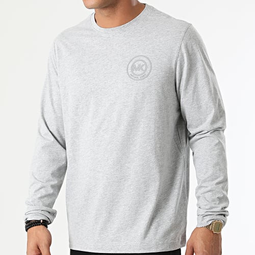 Tee Shirt Manches Longues Peached Jersey Gris Chiné