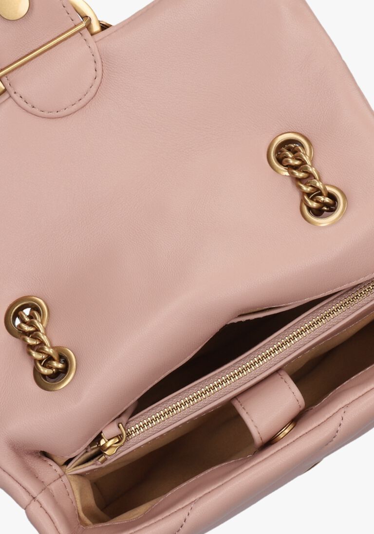 PINKO roze pinko schoudertas love puff mini