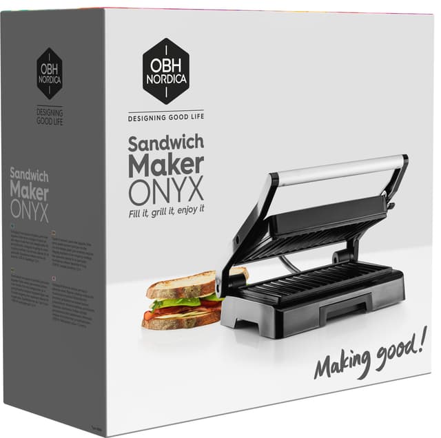 OBH Nordica Onyx sandwichtoaster 6889