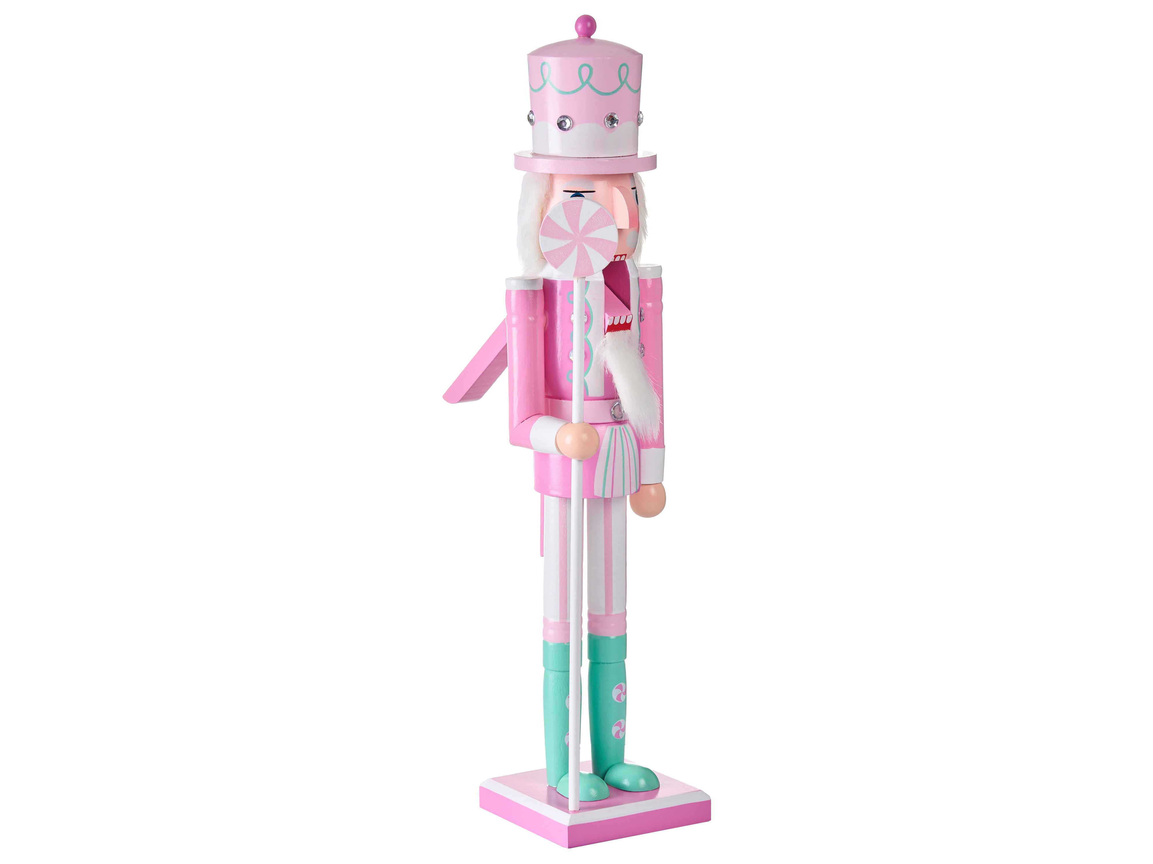 Figuur DALALVEN Notenkraker 50 cm Roze
