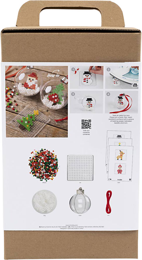 Creativ Company DIY Kit Julekugler, Rørperler