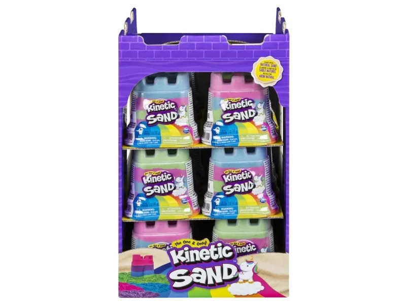Kinetic Sand Rainbow Unicorn Castle - Assorteret