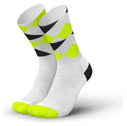 Chaussettes de Running Incylence Peaks Blanc Vert