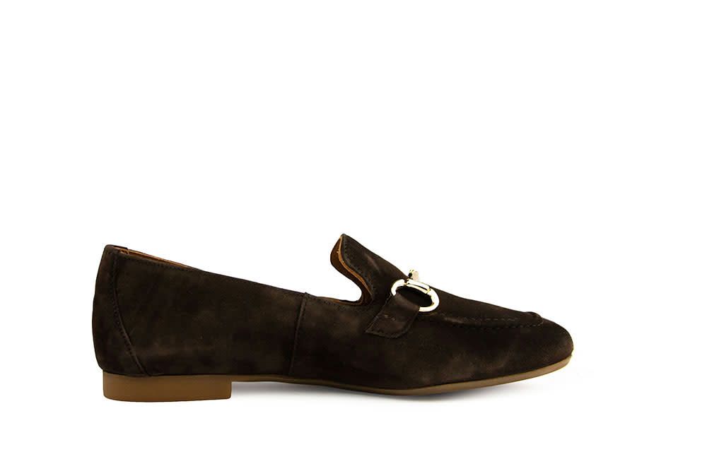 Paul Green Loafer Bit Braun Moro Samtziege