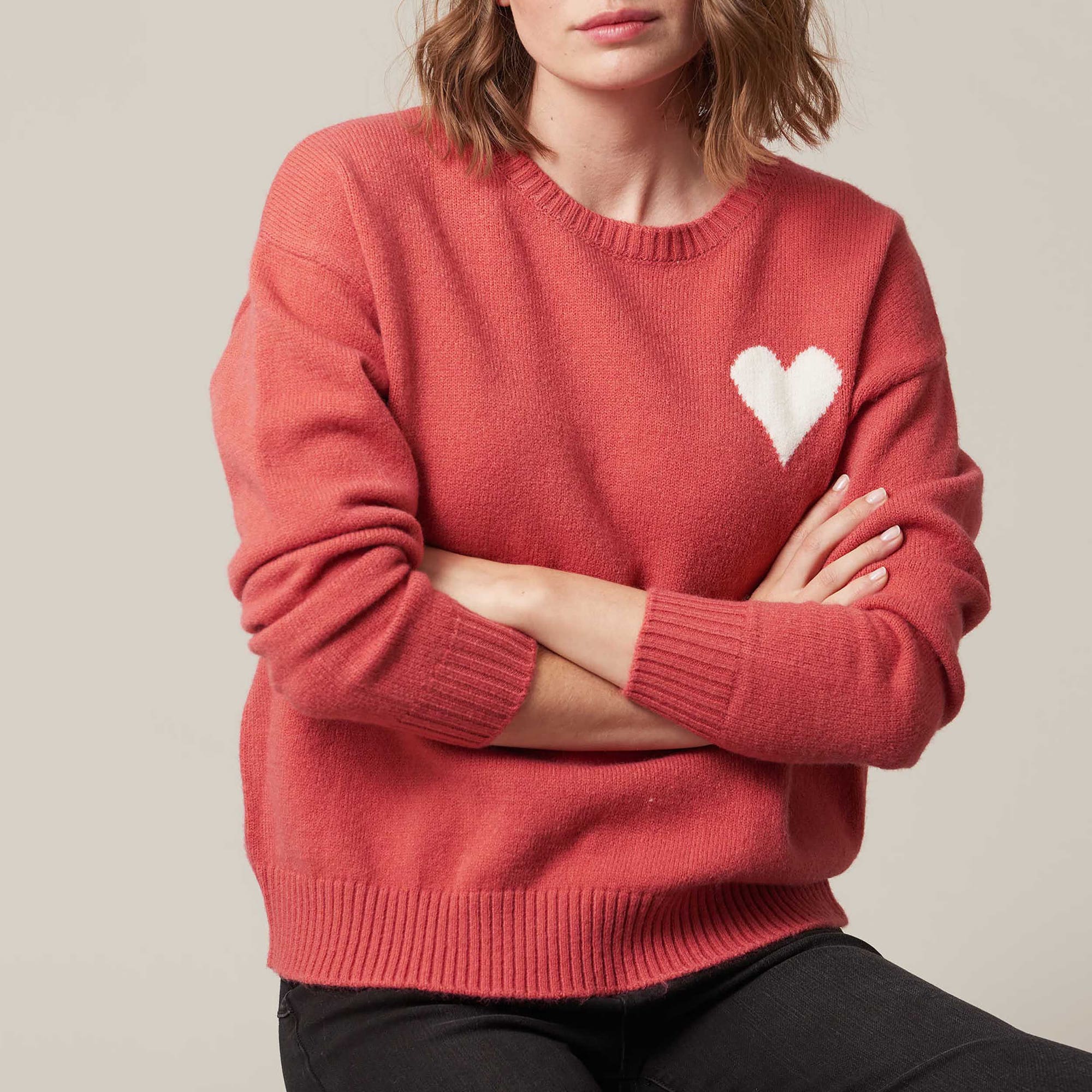 Pull Femme rose