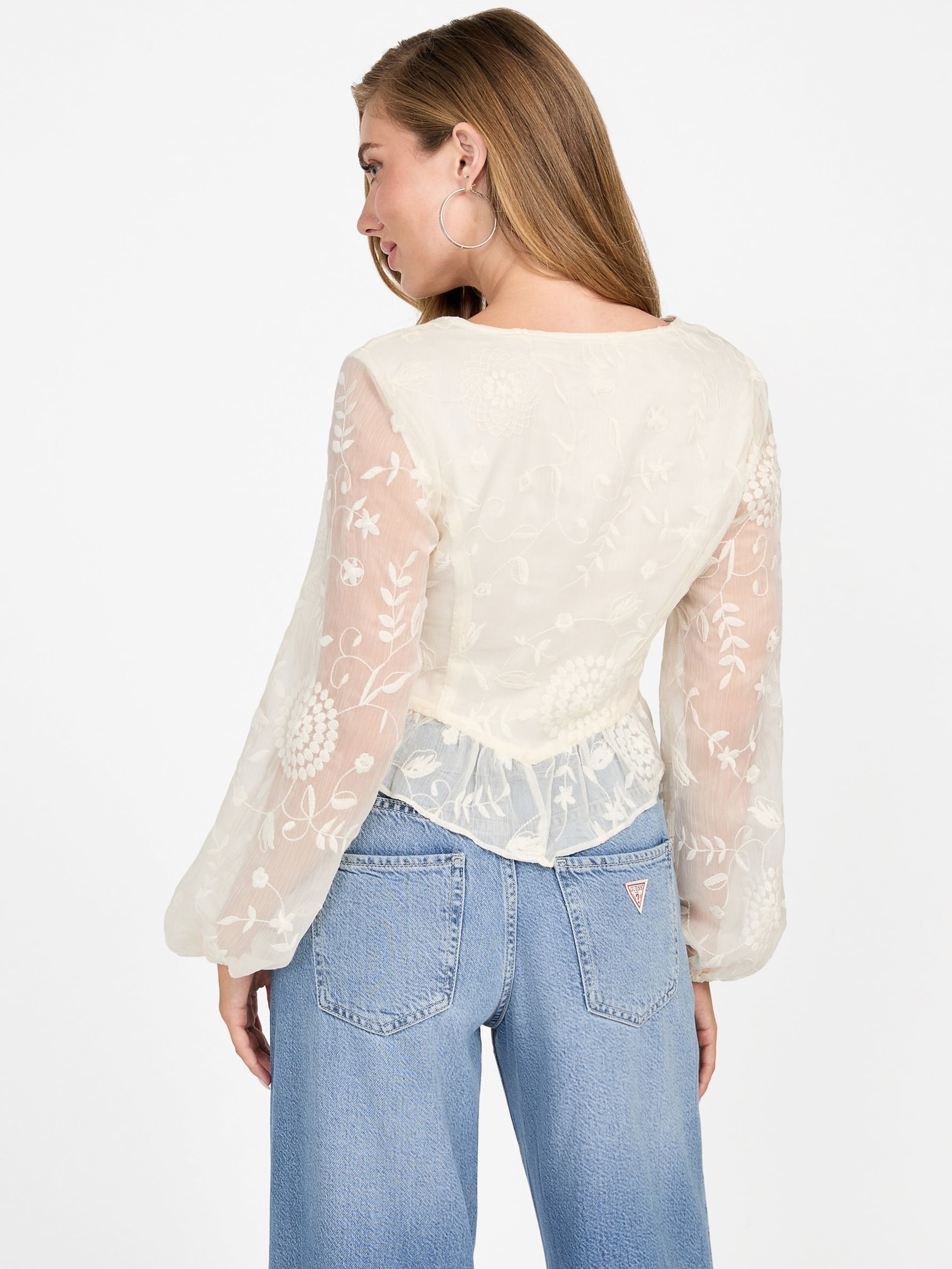 Blusa Seiah com amarração frontal