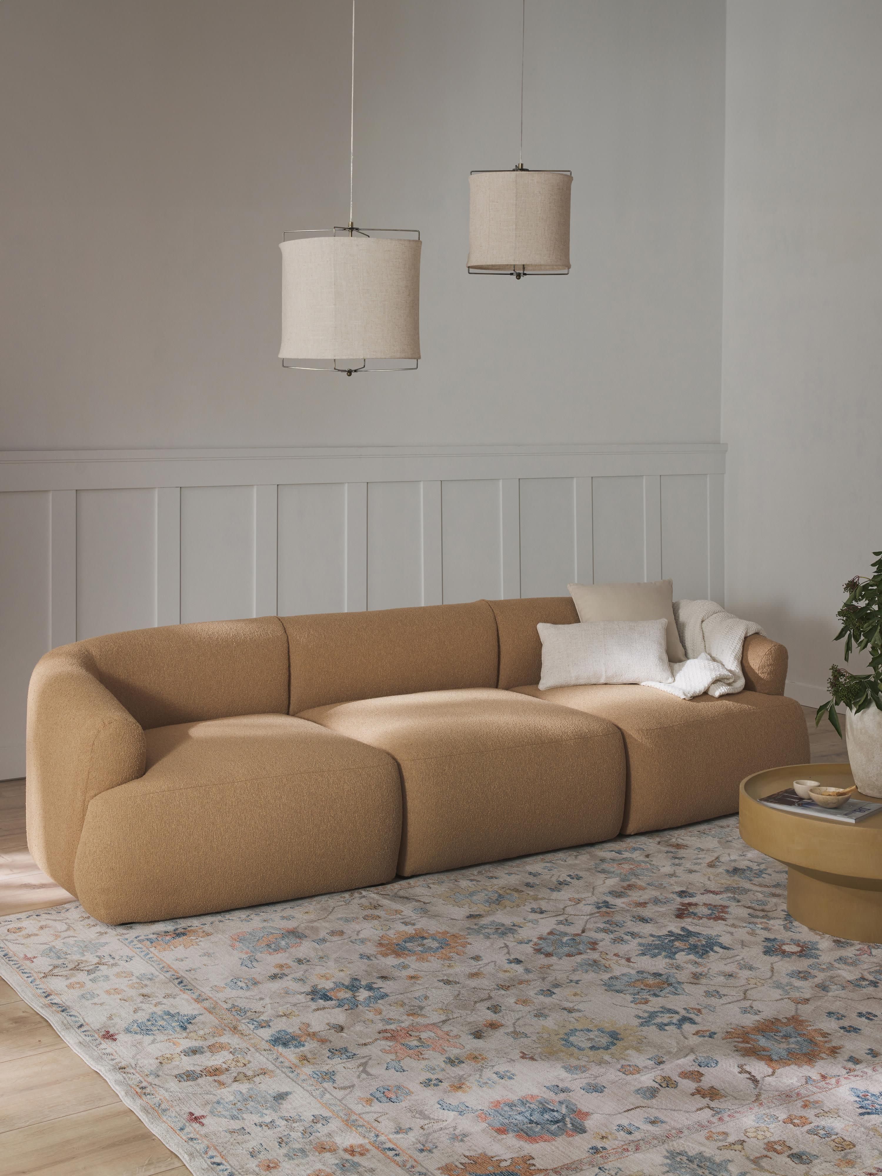 Modulaire bouclé bank Sofia (3-zits)