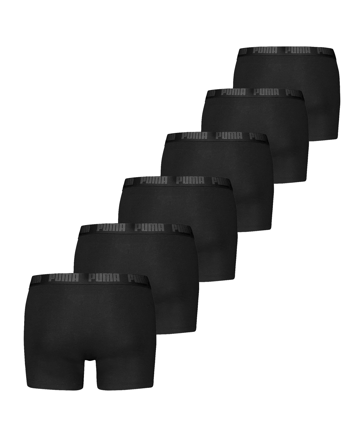 PUMA Everyday Boxer 6er Pack Schwarz F001