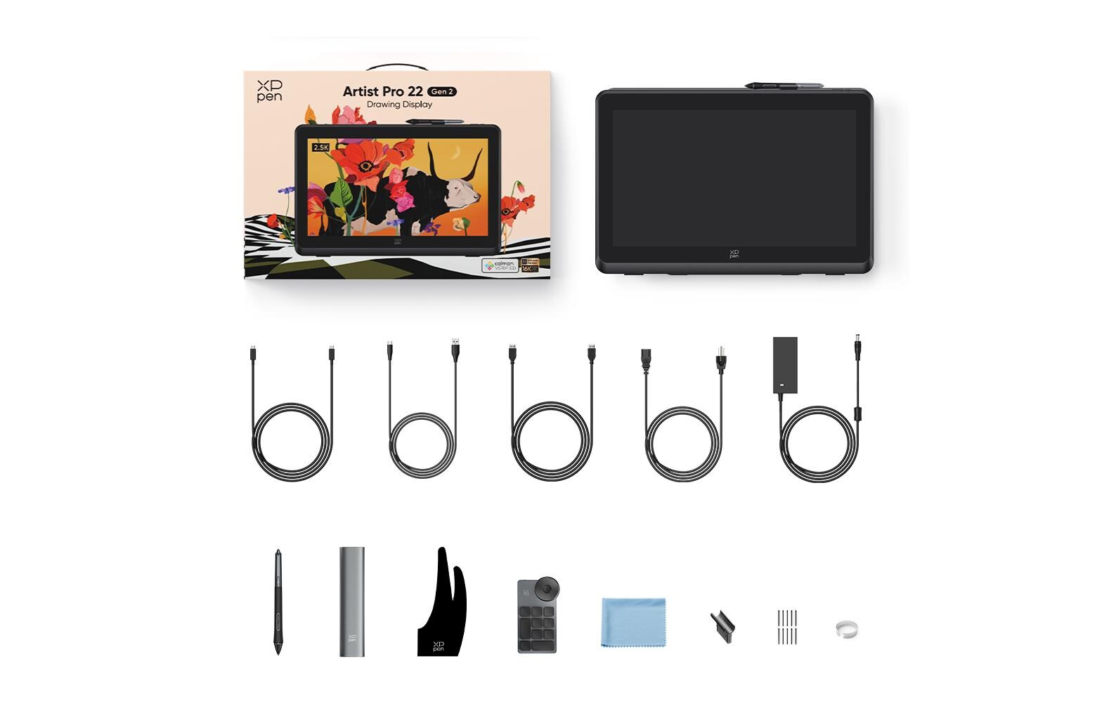 Grafiktablet Artist Pro 22 Gen. 2<br>22-Zoll Grafkdisplay, 2560 x 1440,