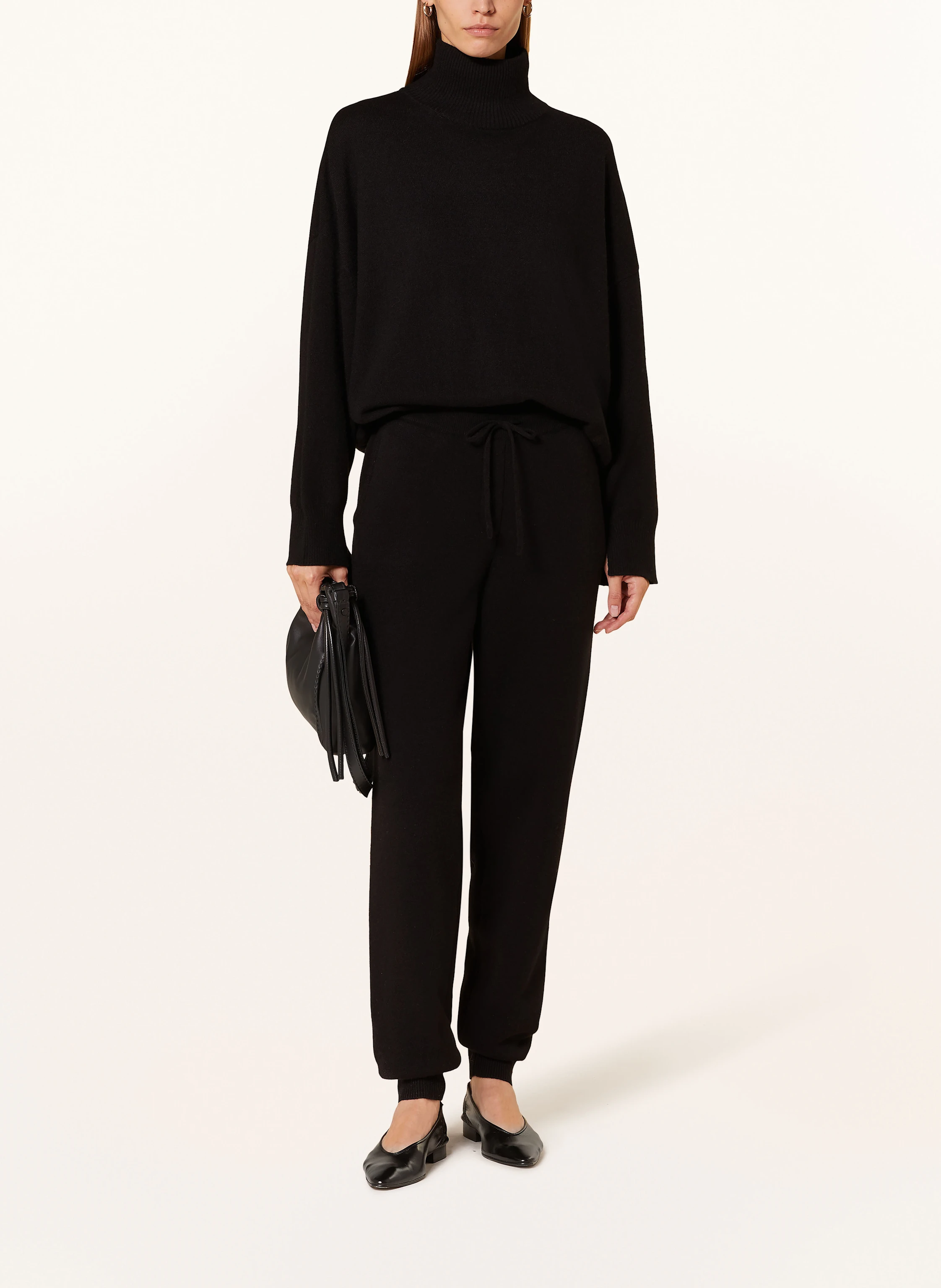 LOULOU STUDIO Strickhose HESPERO im Jogging-Stil aus Cashmere
