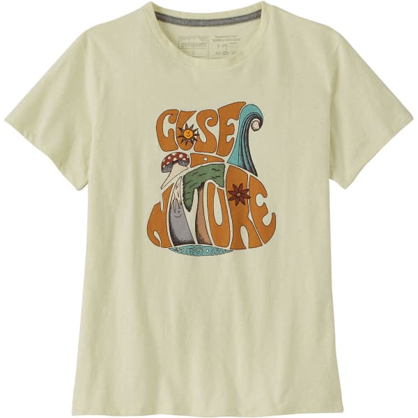 T-shirt PATAGONIA W'S 50 YEAR RESPONSIBILI-TEE CLOSER TO NATURE/BIRCH WHITE