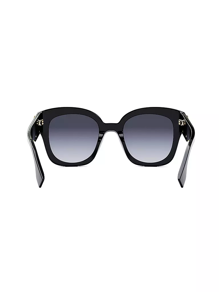 FENDI FENDI First schwarze eckige Sonnenbrille schwarz