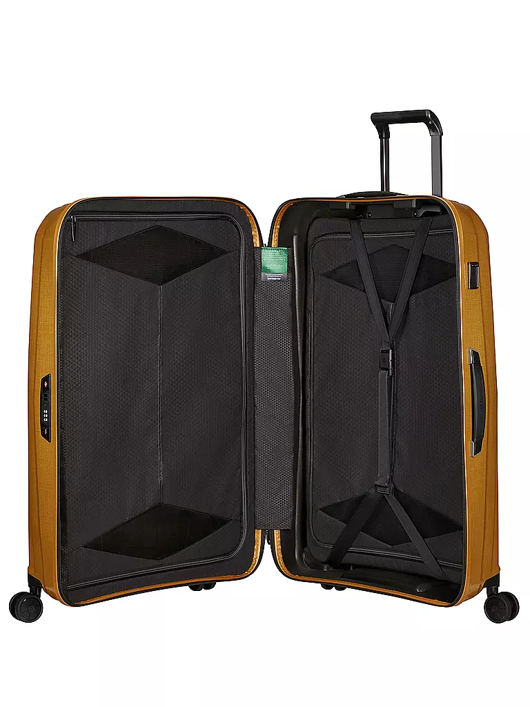 SAMSONITE Trolley 77cm MAJOR-LITE SPINNER saffron yellow gelb