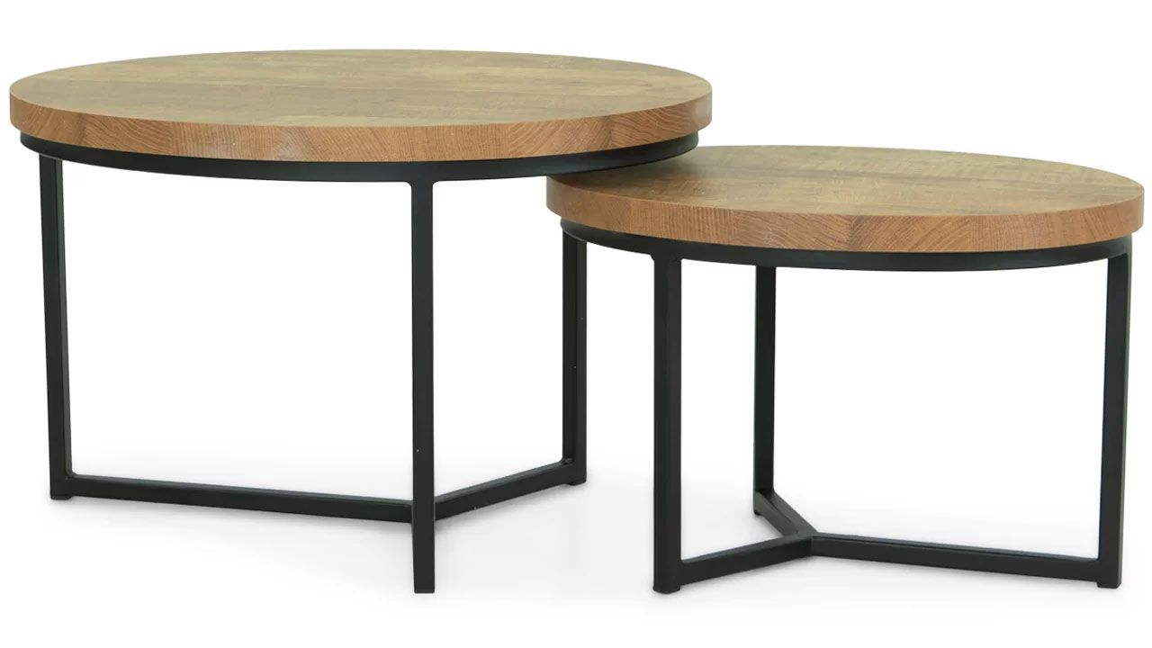 Salontafelset Kahlua -  Braun B71 x D52 x H43 cm