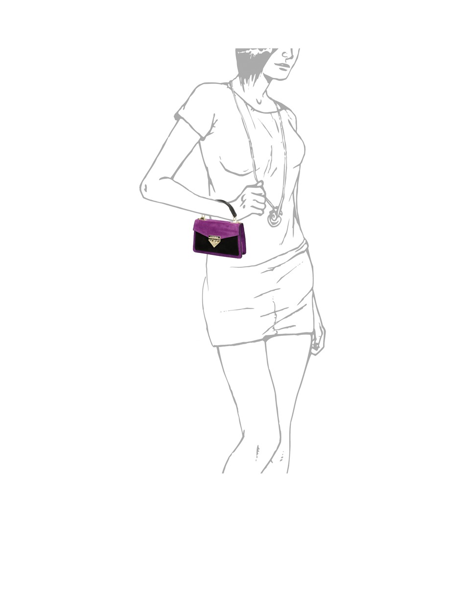 Veloursleder Mini Bag