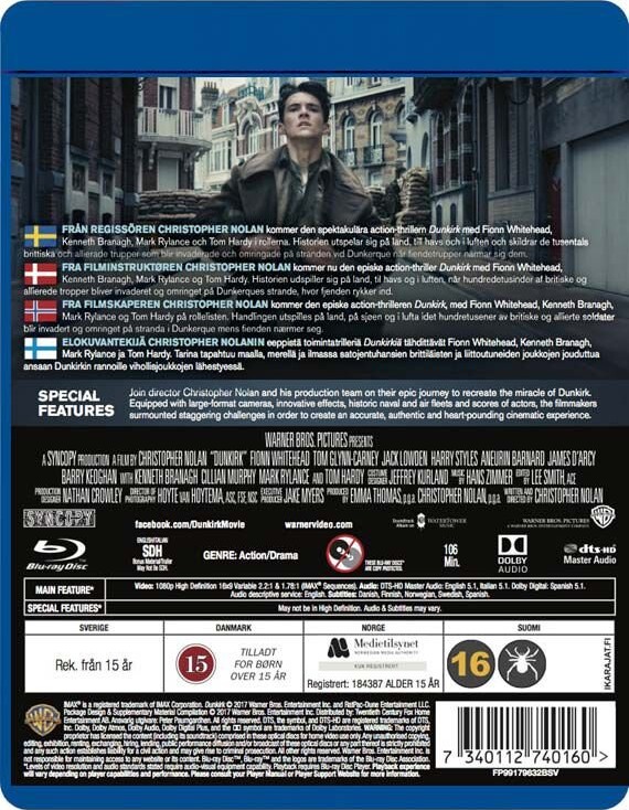 Dunkirk - Blu-Ray