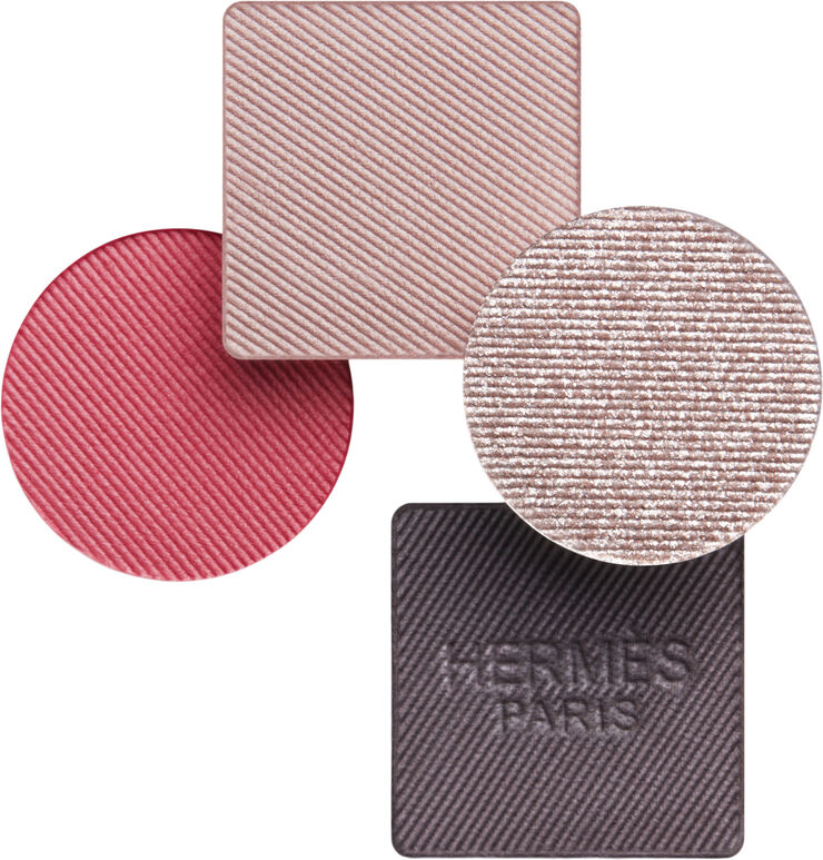 HERMÈS Ombres d'Hermès, powder quartet for the eyes, Ombres pétales