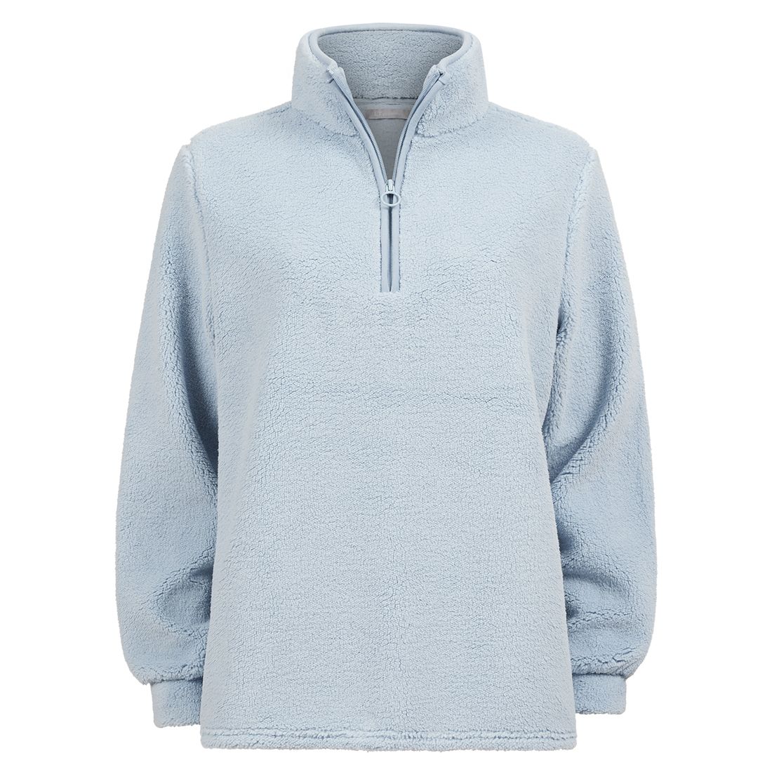 Ensfarget fleece overdel