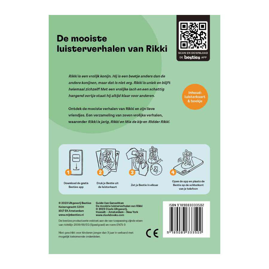 De Mooiste Luisterverhalen van Rikki Luisterkaart
