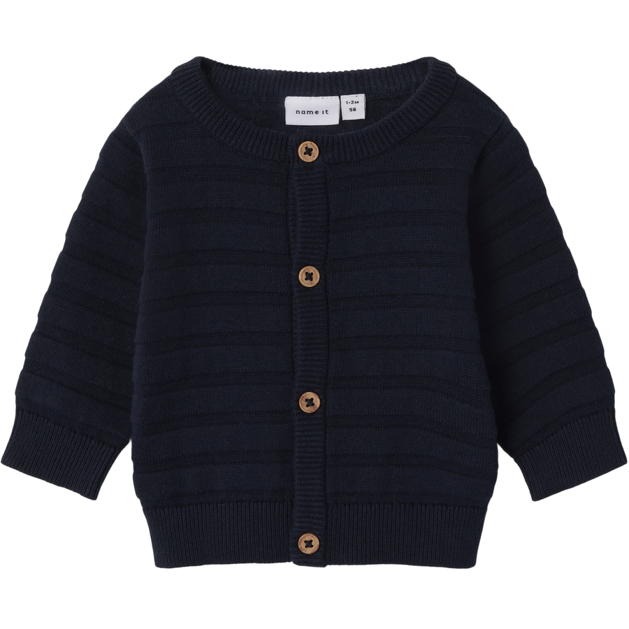 name it Strickjacke Nbmdetrane Dark Sapphire