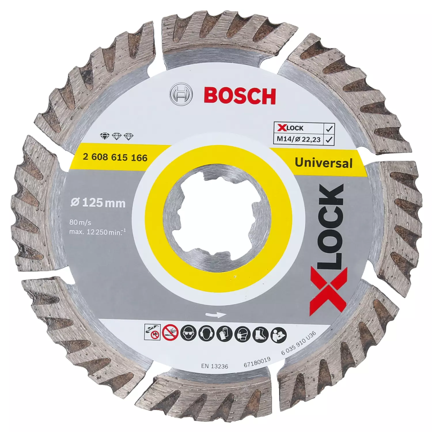 Bosch 2608615166 X-Lock Diamantschijf Standard for Universal - 125mm