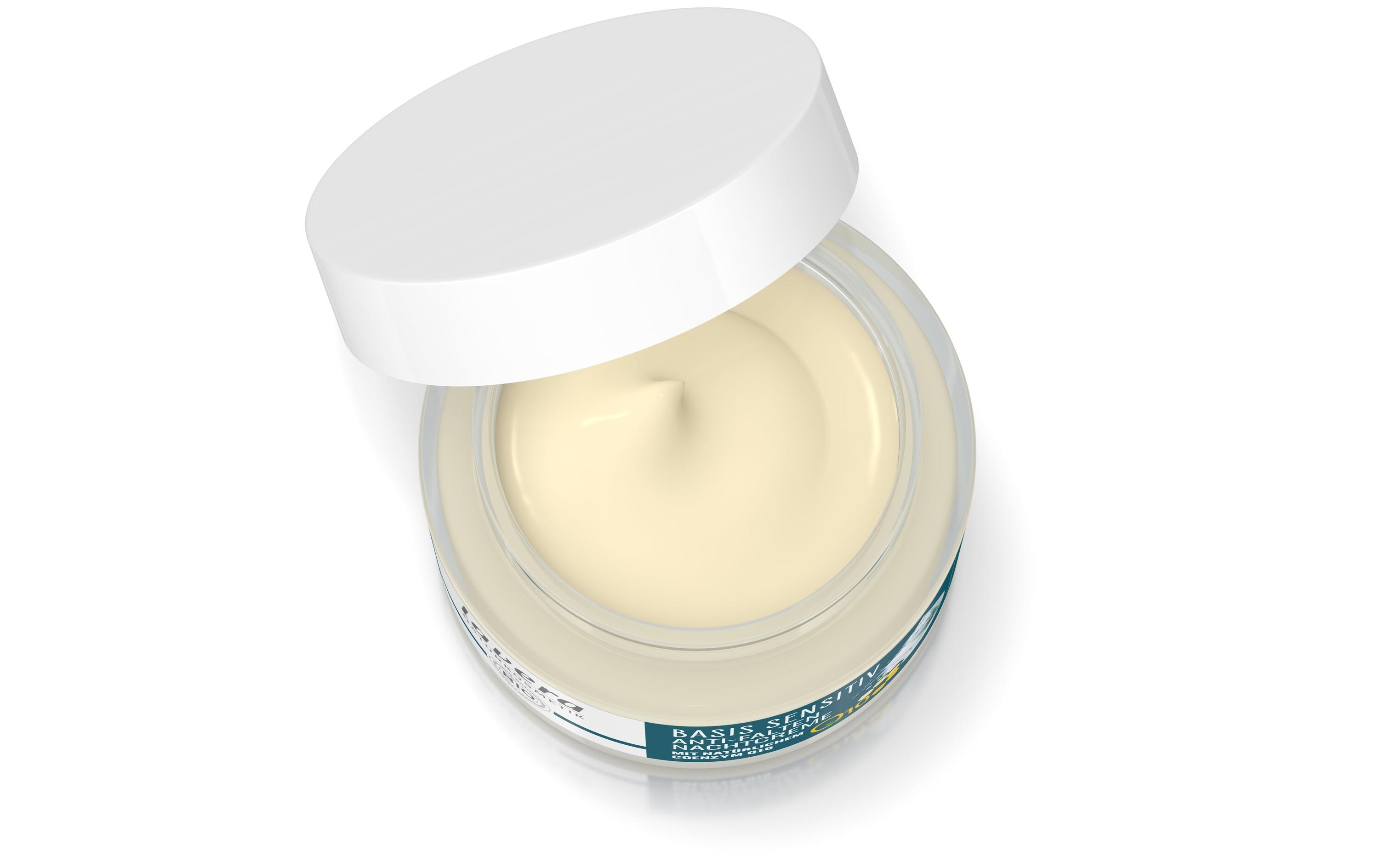 basis sensitiv Q10 Anti-Falten Nachtcreme 50 ml1 StückNatürliche Anti-Falten-Creme für ein sichtbar glattes Hautbild