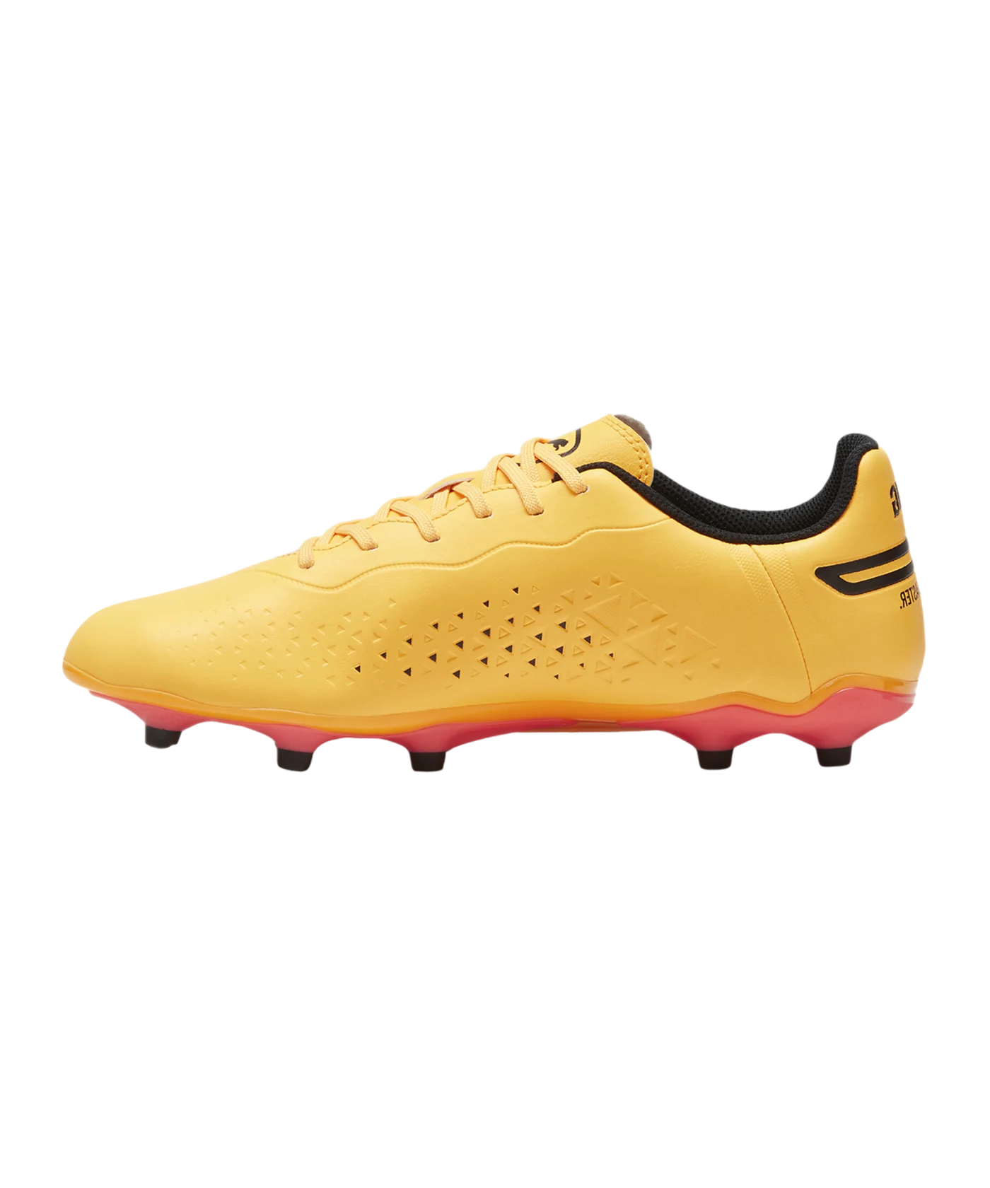 PUMA KING Match FG/AG The Forever Faster Orange Schwarz F05