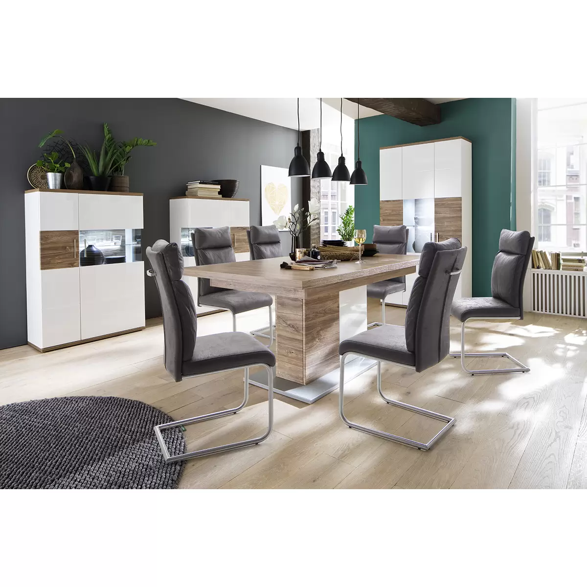 Stuhl Pia beige,silber