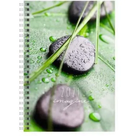 rido/idé Buchkalender futura 2, A5, 1 Woche / 2 Seiten, 2021, 1 Stück, 2-fach sortiert