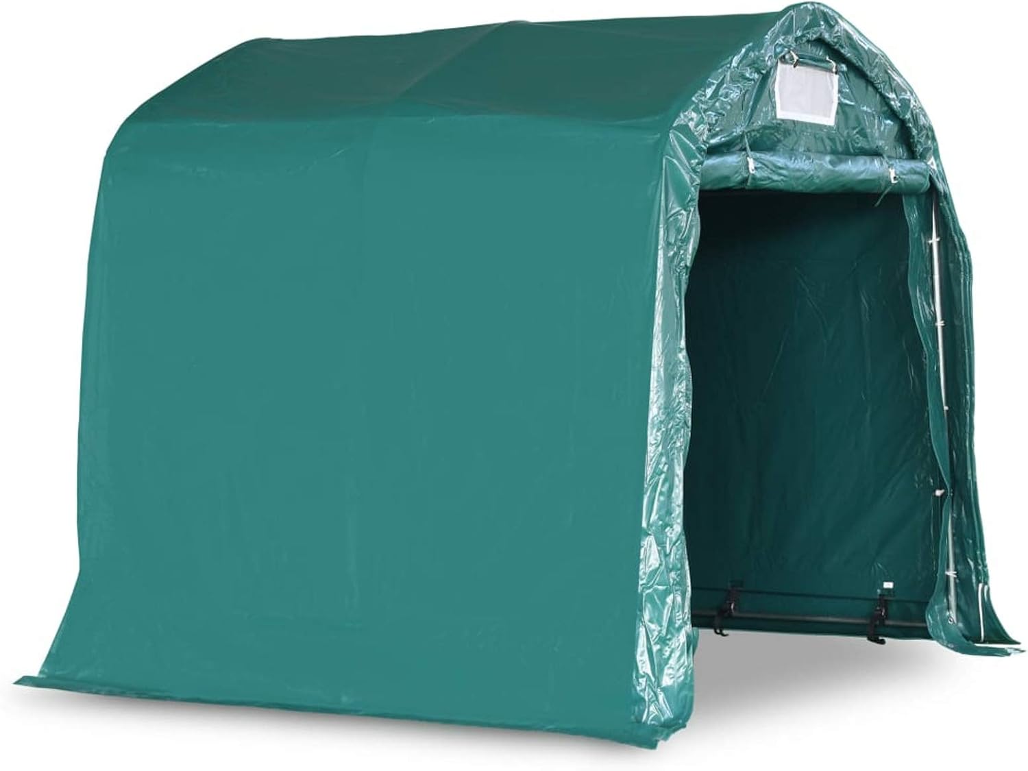 Kavolet Garagenzelt Carport 1,6x2,4 m Wasserfest Zeltgarage Weidezelt Auto Motorrad Schutz Unterstand Lagerzelt PVC Plane und Stabiler Stahlrohrkonstruktion, Grün