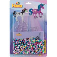 Hama Perles à repasser midi 'pégase', dans un blister