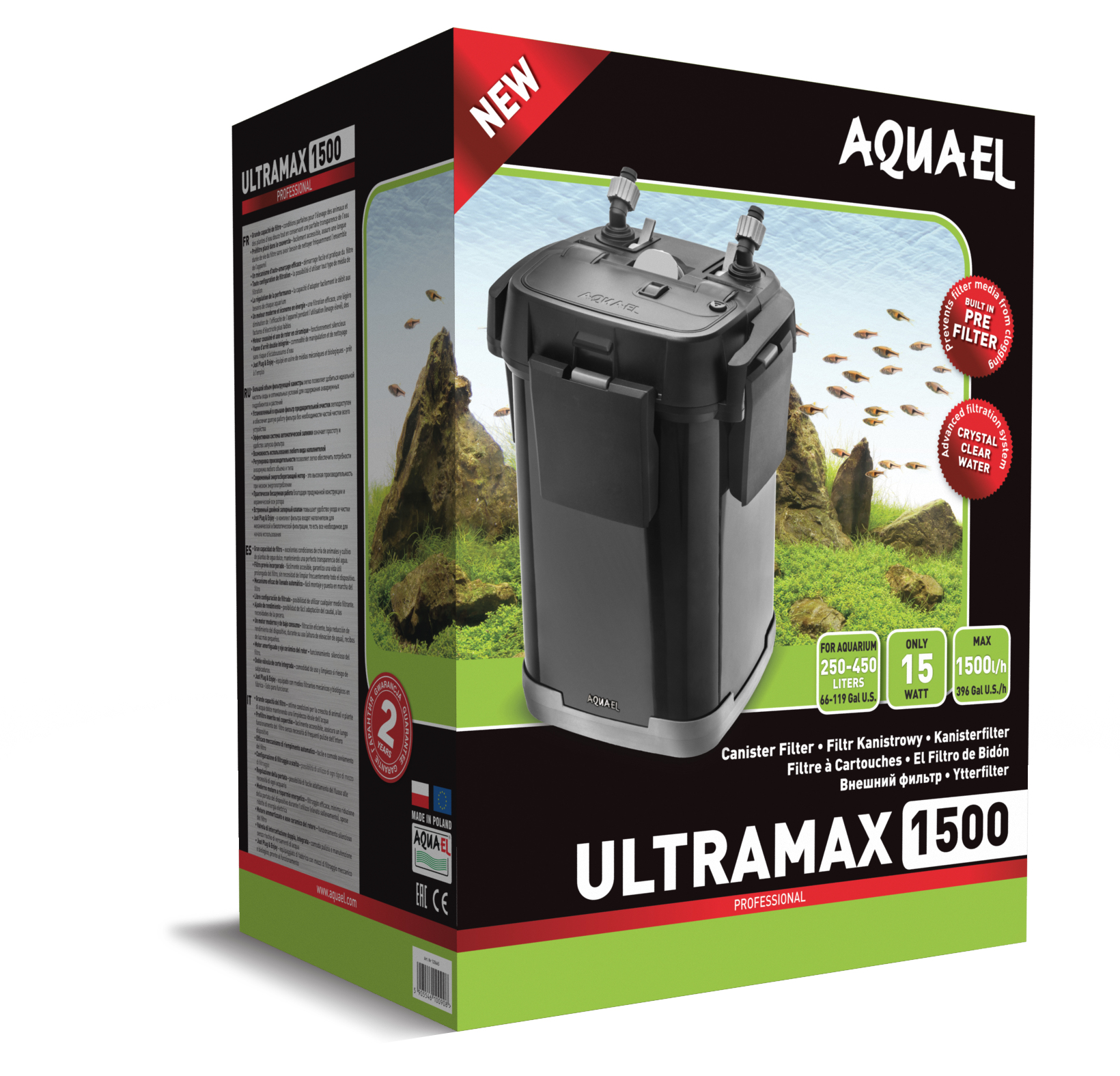 Filtro externo Aquael Ultramax (1500)