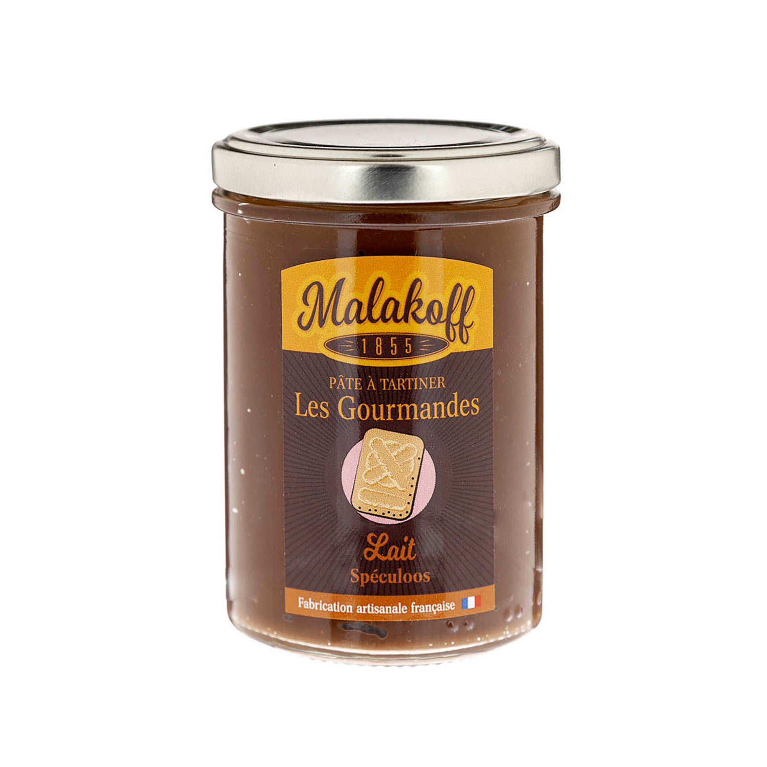 Pâte à tartiner chocolat au lait et speculoos - Malakoff 1855