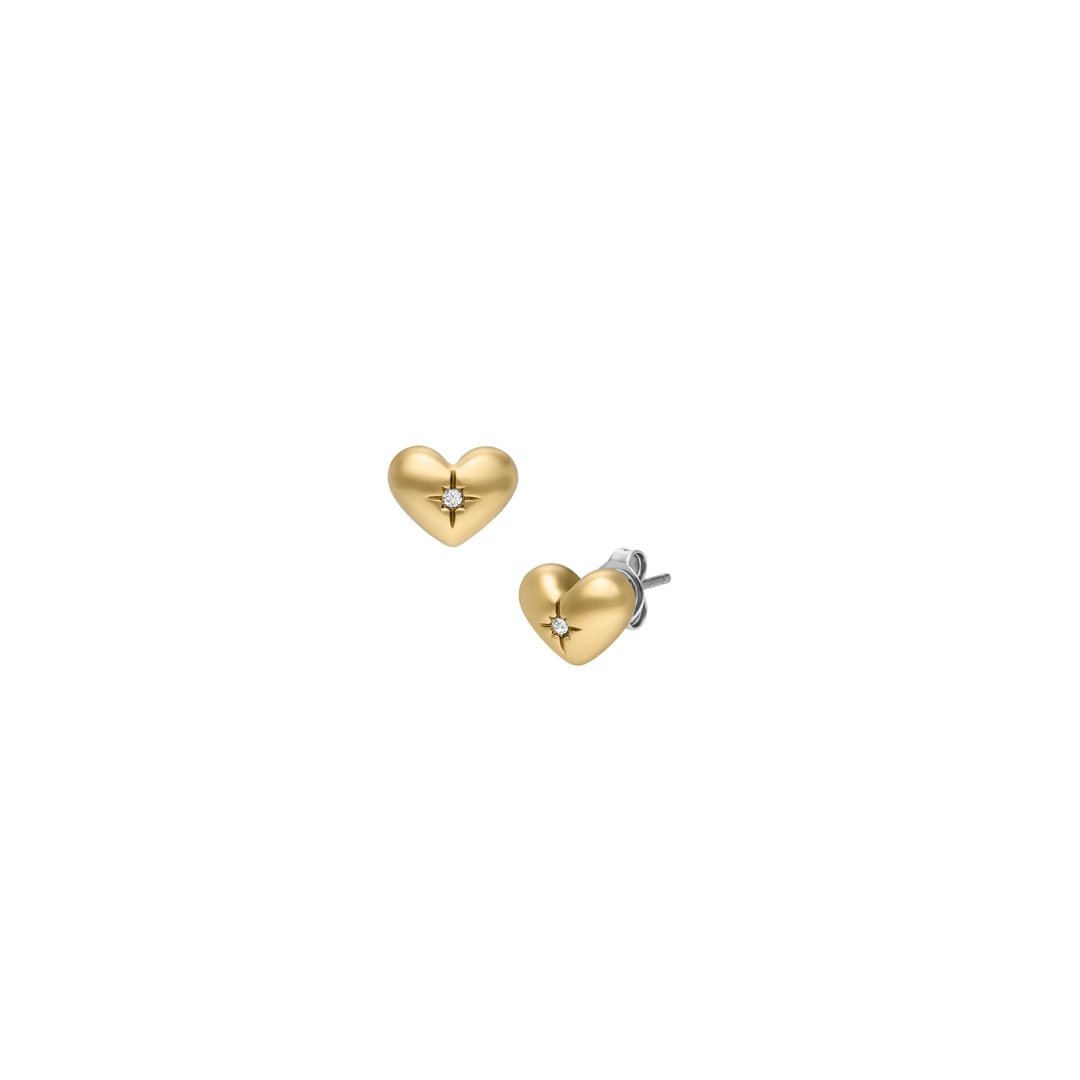 Fossil Ohrstecker Sadie All My Love Heart goldfarben
