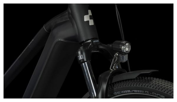 VTC Électrique Cube Nuride Hybrid Pro 750 Allroad Trapeze Shimano Deore 10V 750 Wh 29'' Noir 2023