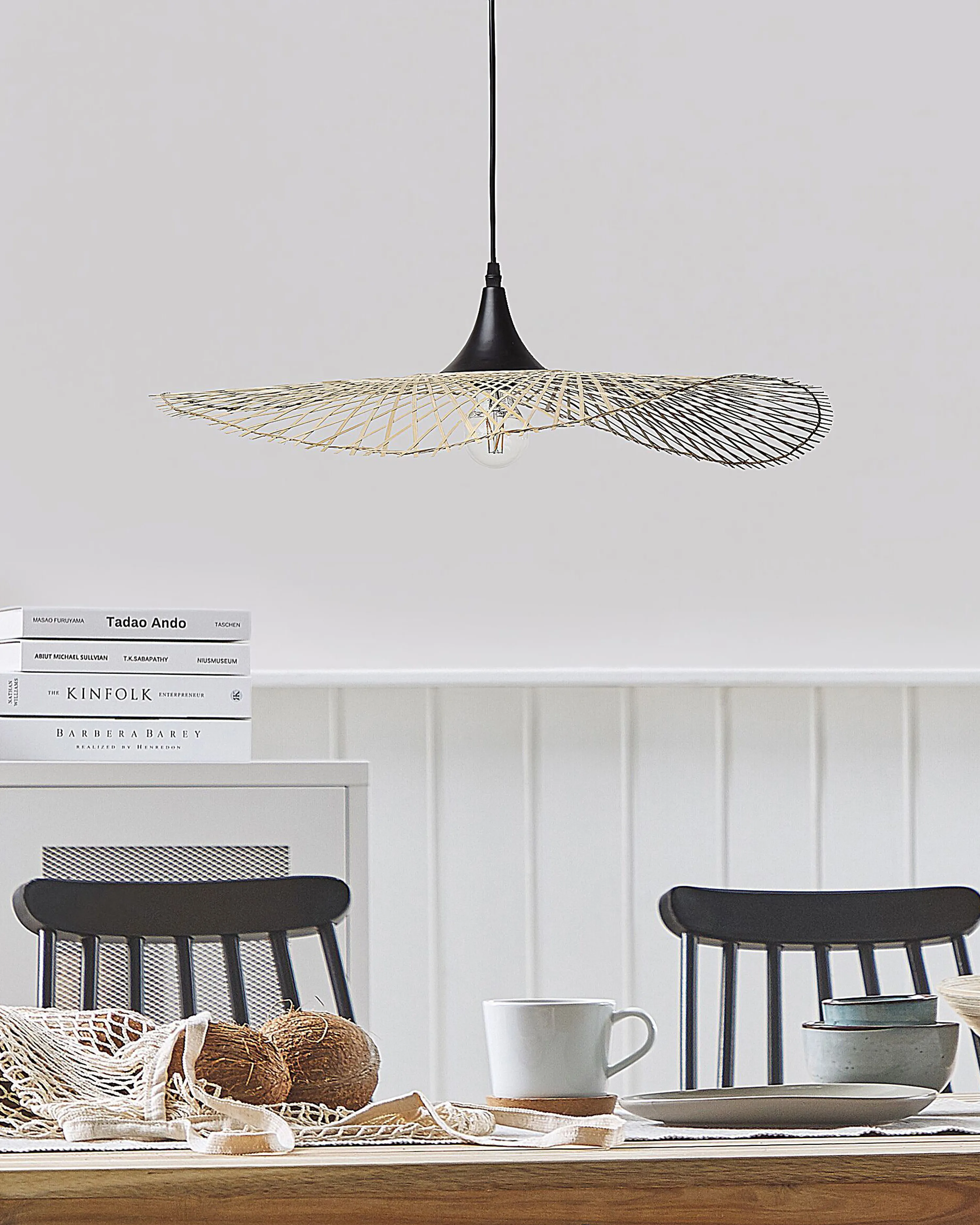 Hanglamp FLOYD Bamboehout Lichtbruin
