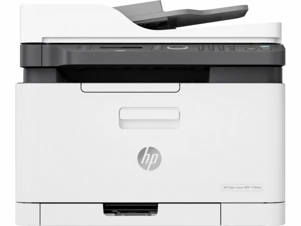 HP Color Laser MFP 179fnw - Multifunktionsprinter - farve - laser - A4 (210 x 297 mm) (original) - A4/Letter (medie) - op til 14 spm (kopiering) - op til 18 spm (udskriver) - 150 ark - 33.6 Kbps - USB 2.0, LAN, Wi-Fi(n)