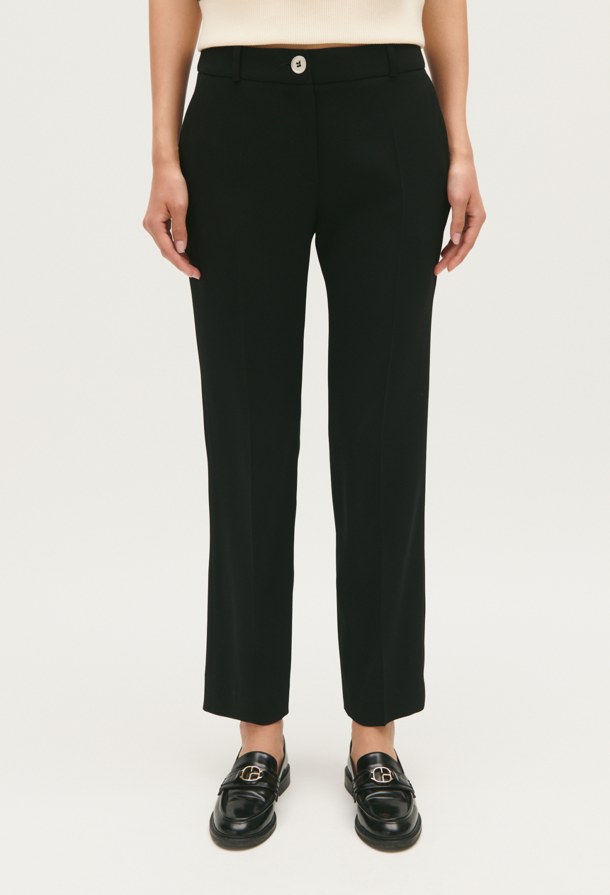 Pantalon tailleur cigarette