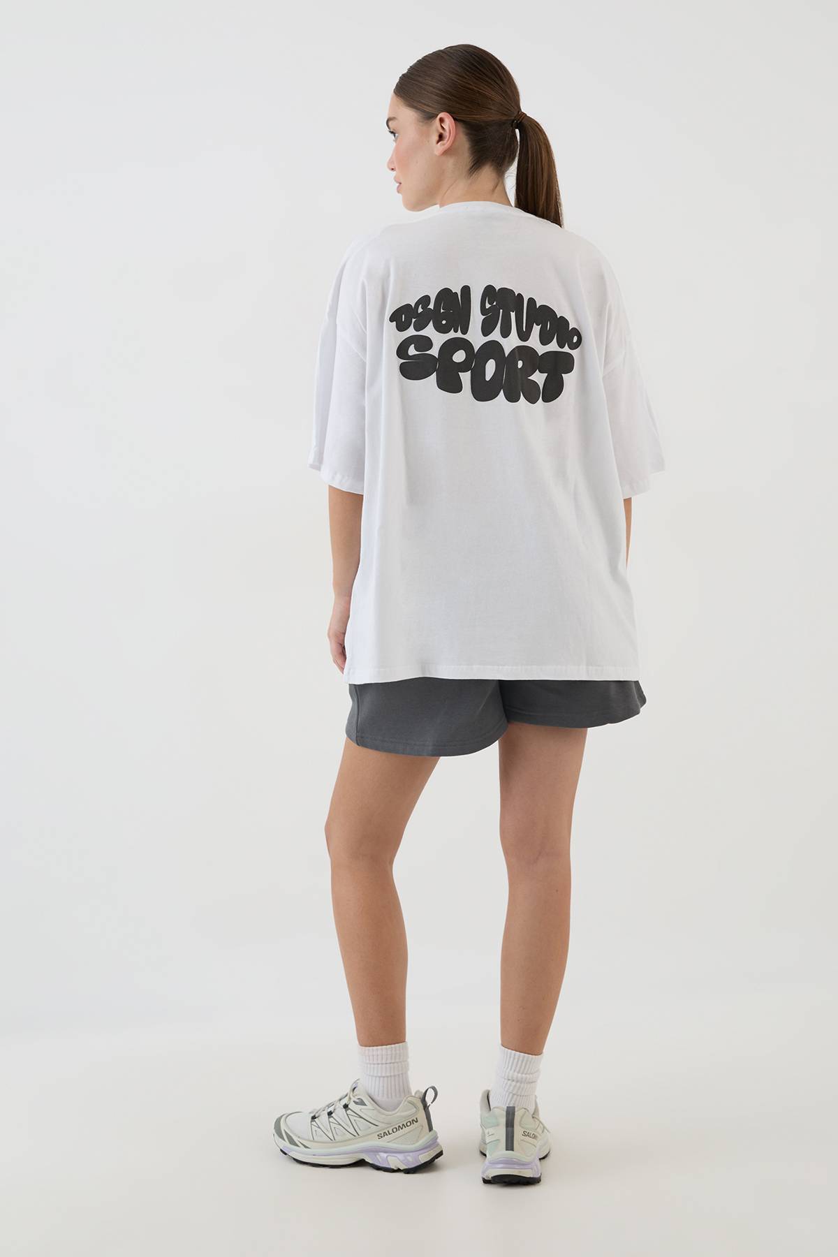 T-shirt Oversize À Imprimé Bulles Sport Dsgn Studio