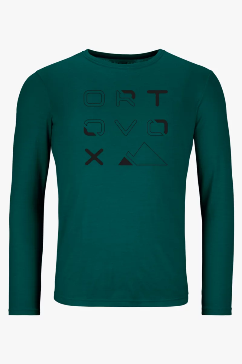 Ortovox 185 Merino Brand Outline LS Herren Longsleeve