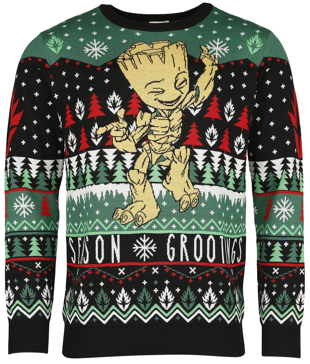 Groot - Grootings | Les Gardiens De La Galaxie Pull de Noël