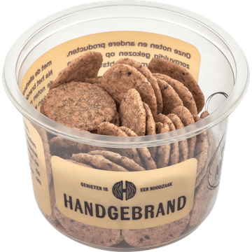 Handgebrand Meergranen Crackers Zwarte Peper 80 g