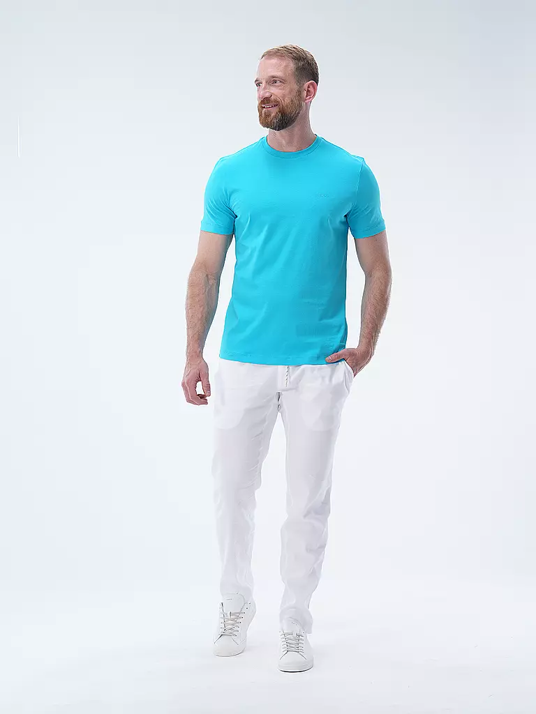 BOSS T-Shirt Regular Fit THOMPSON 01 türkis