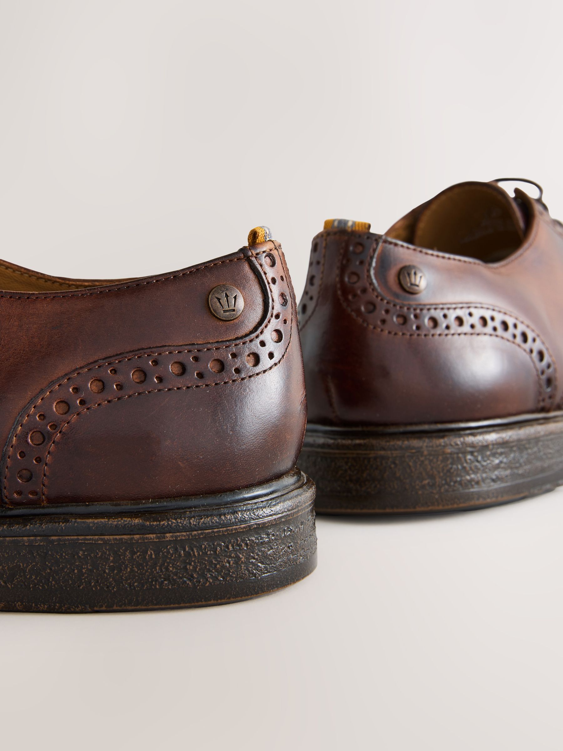 Donkerbruin - Heritage brogue-schoenen