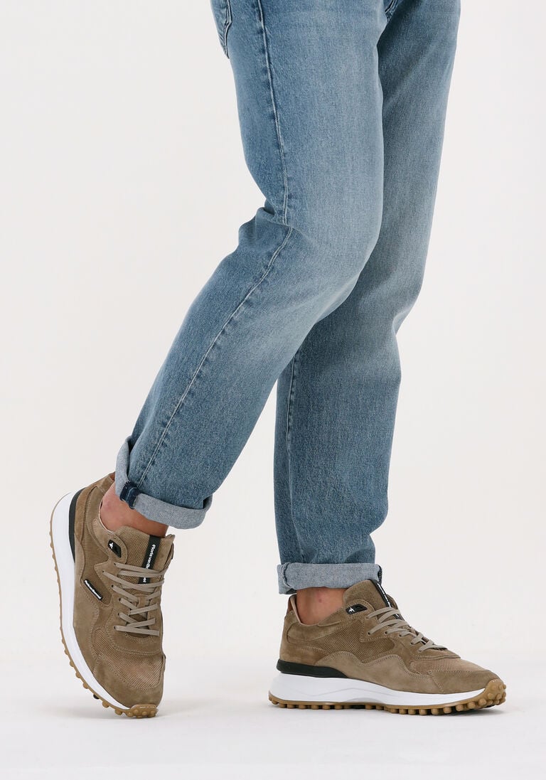 FLORIS VAN BOMMEL bruine floris van bommel lage sneakers sfm-10082